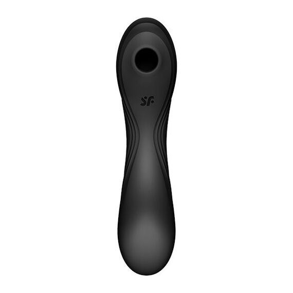 Вакуумний стимулятор з вібрацією Satisfyer Curvy Trinity 4 Black | Зображення 3