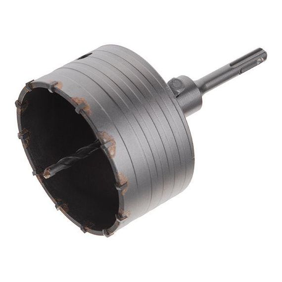 Комплект: свердло корончасте для бетону 105 мм + перехідник SDS Plus 100 мм INTERTOOL SD-71051