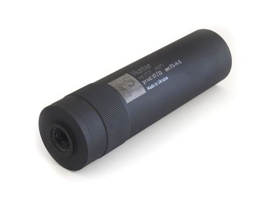 Глушник для калібру 9×21: (М15х1.0) для пістолет-карабін типу Stribog, Tsvircoon цвіркун  чорний | Зображення 1