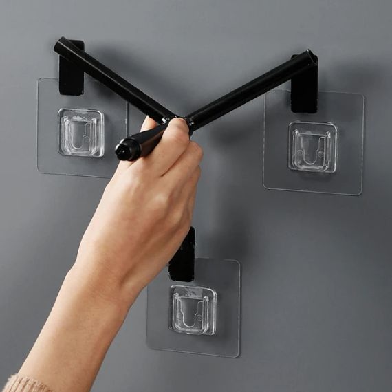Карусель для зерен настенная с вращением 360° Kitchen Storage Box 6-in-1 кухонный набор для круп с креплением | Зображення 9