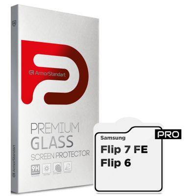 Стекло защитное Armorstandart Pro Samsung Flip 7 FE / Flip 6 external display (ARM88010)
