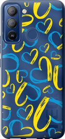 Чехол на Tecno POP 5 LTE BD4 Сердца UA "5292u-2639-17620"