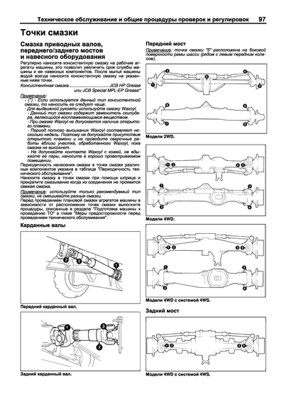 JCB 3CX & 4CX та їх модифікації. Посібник з ремонту та експлуатації. Книга | Зображення 8