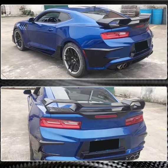 Спойлер V2 (Карбон) для Chevrolet Camaro 2015- гг | Зображення 2