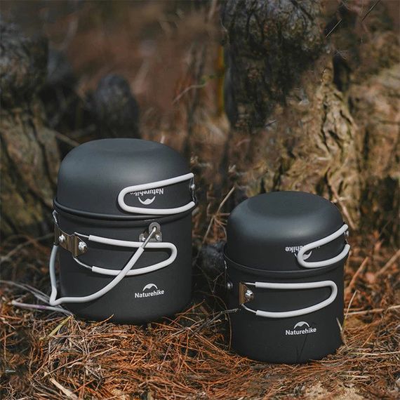 Набор посуды Naturehike NH18T018-G 2 кастрюли, 2 крышки OE-95 | Зображення 2