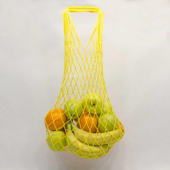 Авоська ГАЛАН-ТЕКСТИЛЬ хлопковая нить жёлтая