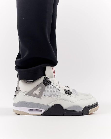 Чоловічі кросівки Air Jordan 4 Retro M White Cement , весна, літо, осінь , В'єтнам 44 28.0 | Зображення 1
