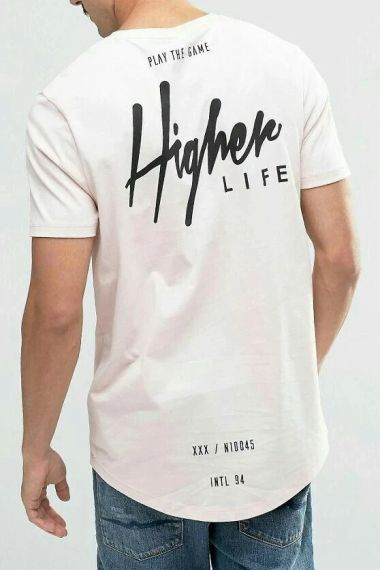 Футболка мужская с принтом повседневная M Белая