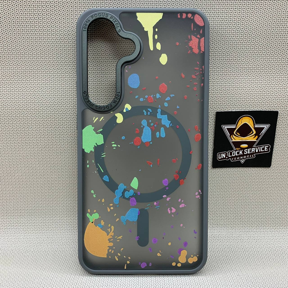 Чехол Wlons Unicorn противоударный PC+TPU для Samsung Galaxy S24 / S25 MagSafe Матовый Серый