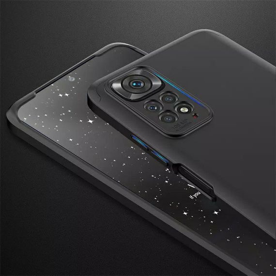 Чохол GKK 360 градусів для Xiaomi Redmi Note 11 4G / 11s колір Чорний | Зображення 4