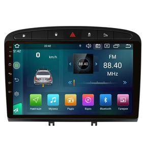 Штатна магнітола Cyclone C9-006 DVR. 2+32Gb. DSP. CARPLAY Peugeot 308 2007-2013