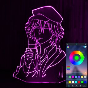 Акриловий світильник-нічник керування з телефона Рампо Едогава tty-n001625