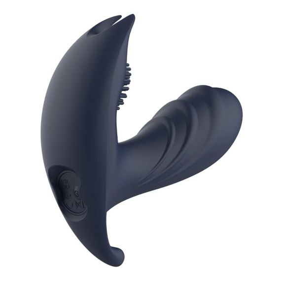Анатомічний масажер простати з вібрацією Dream Toys Startroopers, синій, 12,5 см Sex Aura | Зображення 9