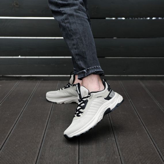 Кросівки чоловічі 591735 Молочні 41 42 43 44 45 46 | Зображення 9