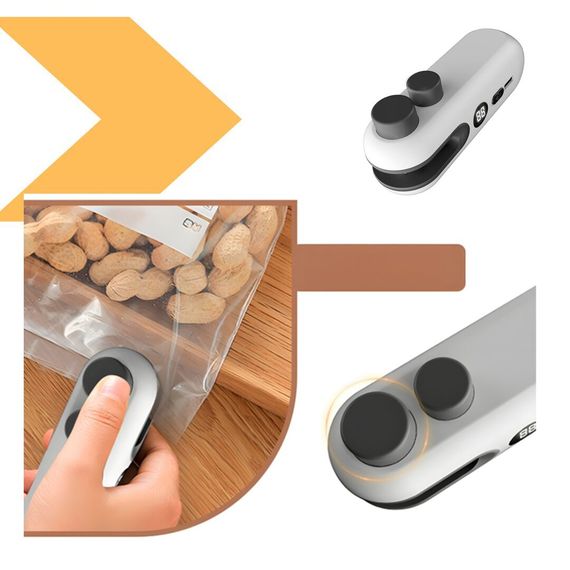 Вакууматор із цифровим екраном XPRO білий (47300-_557) | Зображення 1