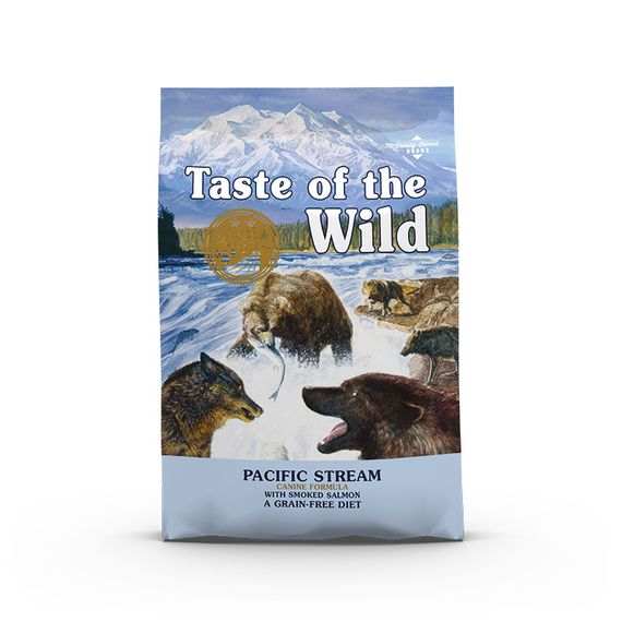 Корм Taste of the Wild Pacific Stream Canine Formula сухий з лососем для дорослих собак усіх порід із чутливим травленням 5.6 кг | Зображення 1