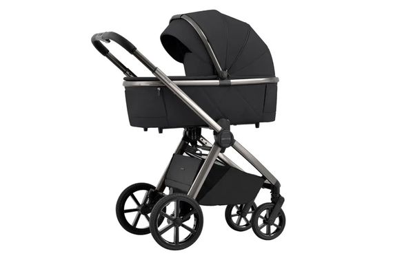Коляска універсальна CRL-6530 "Omega" Absolute Black 2в1 CARRELLO