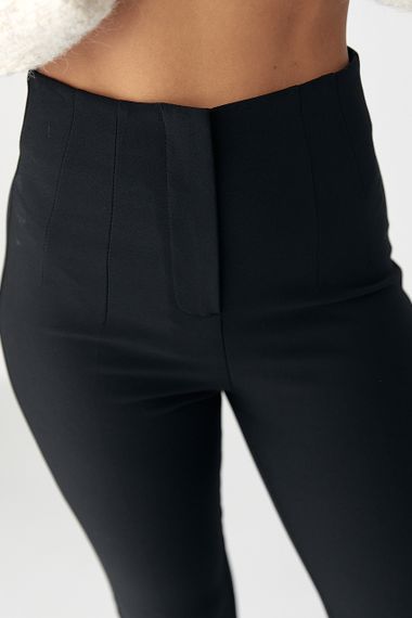 Класичні жіночі штани зі стрілками - чорний цвет, 38р (є розміри) | Зображення 3