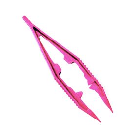 Пінцет пластиковий для намистин PIN-10.3 колір в асортименті, 10,3 см