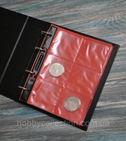 Альбом для монет Hobby Collection Classic MM Schulz  - 10 листів - тип 6 (для монет в капсулах) комірка 65*65