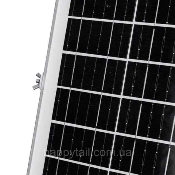 Уличный LED фонарь на солнечной батарее 100 Вт 60 LED прожектор с пультом и панелью HP-5-73 | Зображення 5