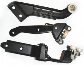 VW Transporter T5 (03-09) комплект роликів правих розсувних бічних дверей (верхній, нижній, середній) Т5