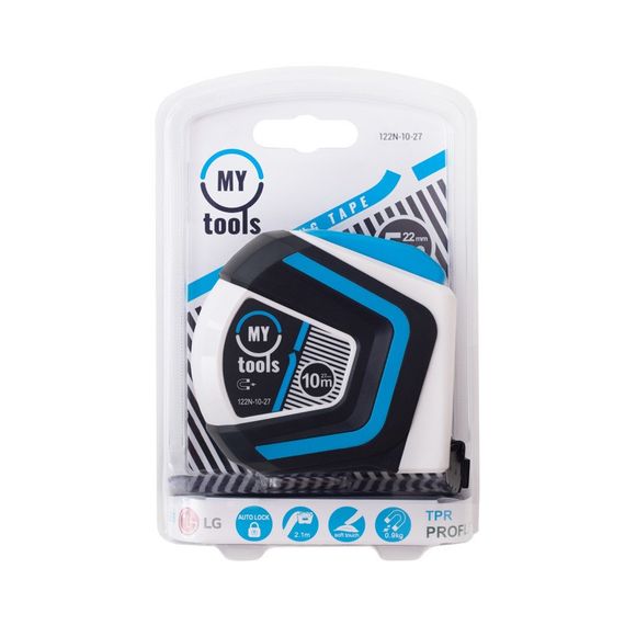 Рулетка измерительная MyTools Elegance 10м х 27мм (122N-10-27) | Зображення 6