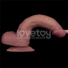 Реалістичний вібратор - Vibrating Dual Density Power Cock 9'' Sex Aura | Зображення 4