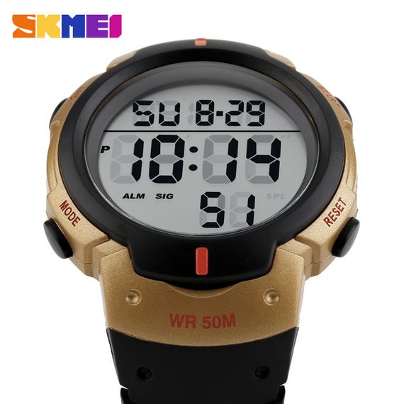 Skmei 1068GD Gold-Black | Зображення 1