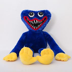Мягкая Игрушка Хаги Ваги Большой ( Huggy Wuggy ) 80 см Обнимашка с Липучками