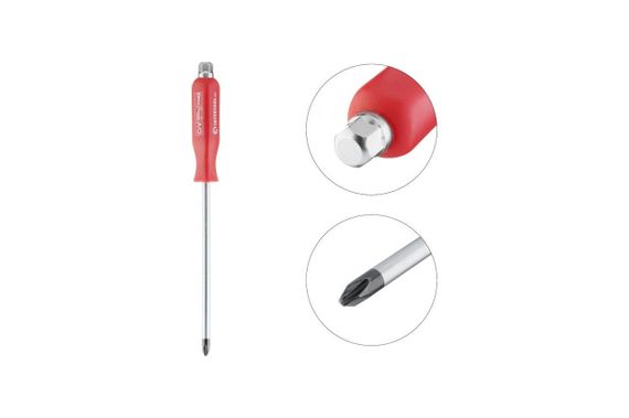 Отвертка Intertool - крестовая ударная PH4 х 200 мм (HT-0490) | Зображення 1