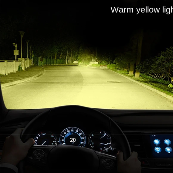Світлодіодні 3-х кольорові LED лампи H7, X10С 12000 Лм, 120 Вт, Canbus обманка | Зображення 5