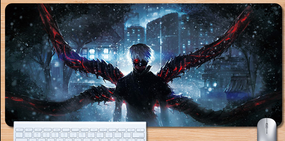 Игровая поверхность для мышки с Аниме принтом "Токийский гуль / Tokyo ghoul" 800*300*3 мм 0203
