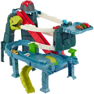 Ігровий набір ZIPP Toys Dino автотрек-вулкан електричний, 8 машинок (5505A) | Зображення 7