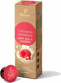Кава в капсулах Tchibo Cafissimo Espresso Raspberry White Choc 10 шт. з ароматом білого шоколаду та малини