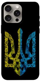 Чохол з картинкою Жовтоблакитний герб для Apple iPhone 15 Pro Max (6.7")