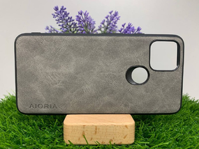 Чохол накладка Google Pixel 4A 5G шкіра сірий