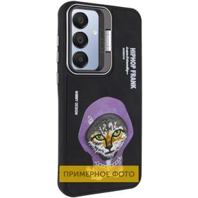 TPU+PC чехол Friends для Xiaomi Redmi 14C / Poco C75 Black Cat