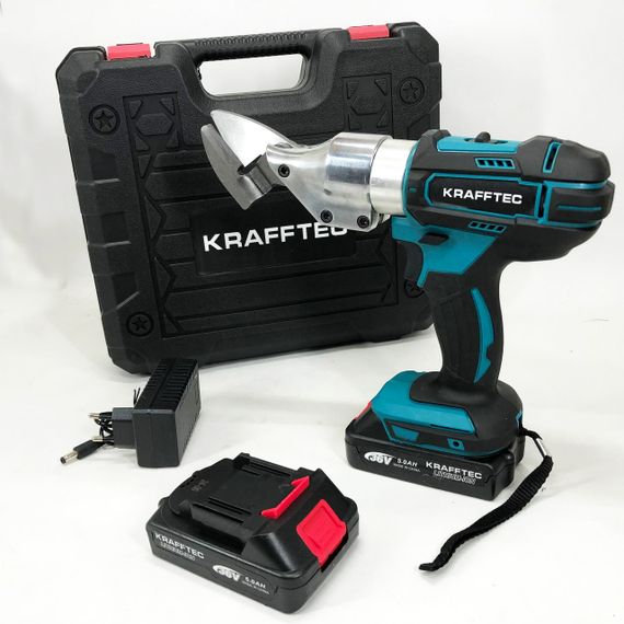Ножиці по металу для профнастилу Krafftec, Електроножиці по металу листові Електричні ножиці WL-63 | Зображення 2