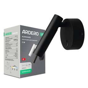 Світлодіодний накладний світильник Ardero AL8160ARD 3Вт чорний