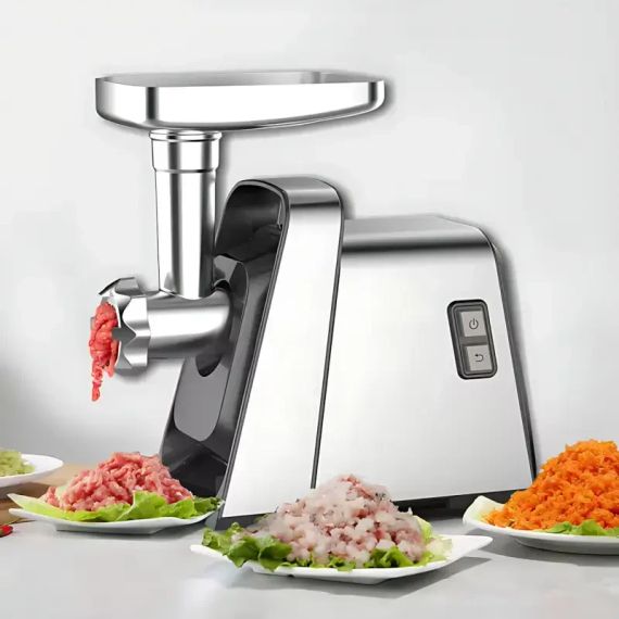 М'ясорубка електрична Rainberg RB-2271 3000 Вт з насадкою для томатів та шинкою | Зображення 2