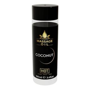 Масажна олія HOT Massage Oil Coconut з ароматом кокосу, 100 мл