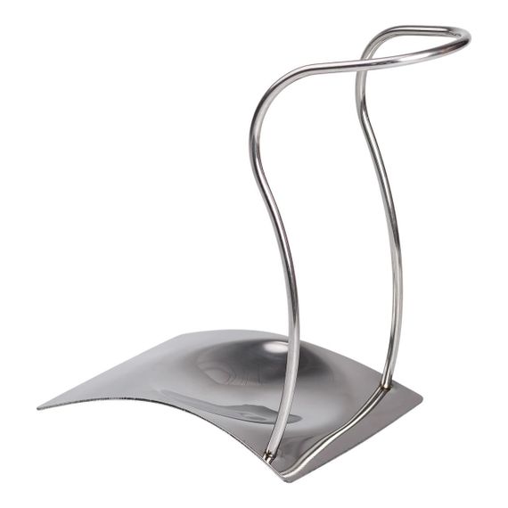 Підставка под половник лопаточку или ложку 12×10.5×17 см из нержавеющей стали Серебро HP-19-15-Y | Зображення 2
