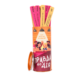 Настільна гра Правда або Дія: Для веселої компанії (українською)