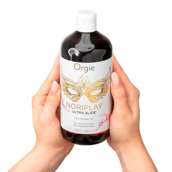 Гель для NURU-массажа Orgie – Noriplay Ultra Slide (500 мл), экстракт морских водорослей, простыня | Зображення 1
