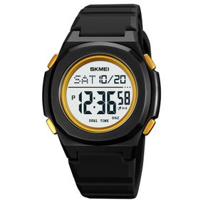 Чоловічий годинник Skmei 2023BKGD-WT Black-Gold White