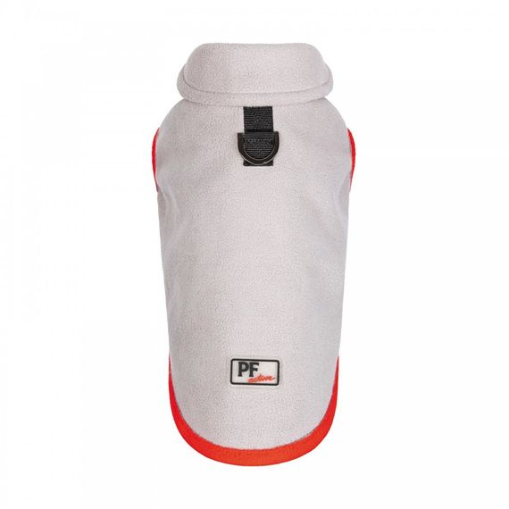 Жилет Pet Fashion Fleecy для собак сірий/червоний S