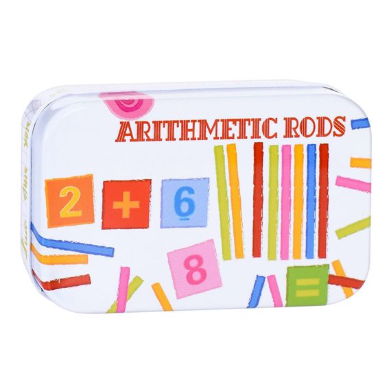 Дерев'яна іграшка Набір першокласника MD 1887 цифри, знаки, числові палички | Зображення 2