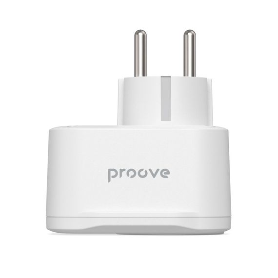Багатофункціональна Розетка Proove Multifunctional Socket PD-01 EU 1AC (1 Type-C 20W + 2 USB) white | Зображення 4