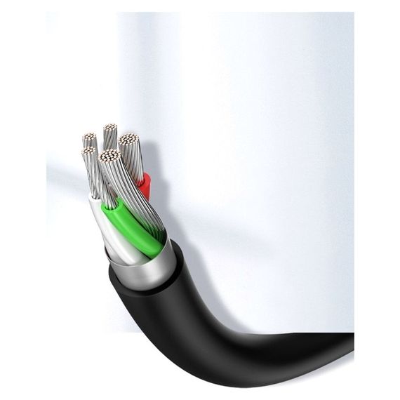Дата кабель USB 2.0 AM to Type-C 3.0m 3.0A 18W US287 Black Ugreen (60826) | Зображення 7